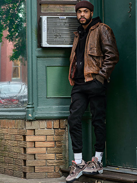 Italienische Lederjacke Handwerkskunst