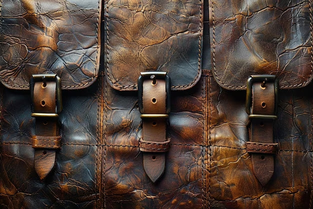 Gealterte Leder Patina schön