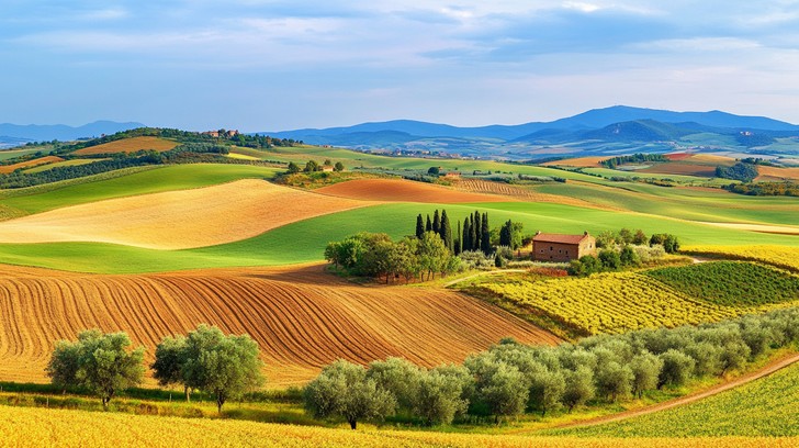 Toskana Reise Landschaft